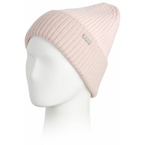 Шапка STEVE MADDEN OS нежно-розовая с отворотом вязаная Turn Cuff Beanie