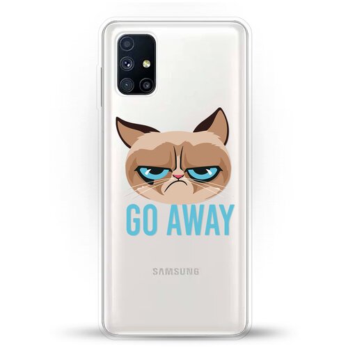 фото Силиконовый чехол grumpy cat на samsung galaxy m51 andy & paul