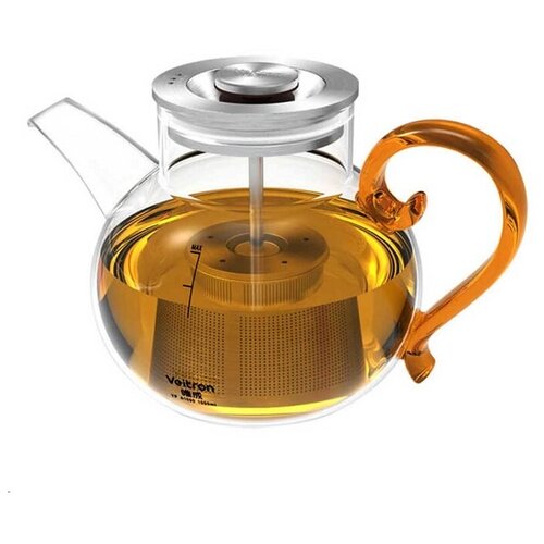 KGYP-А1000 Стеклянный заварочный чайник френч-пресс, 1000 мл,Veitron