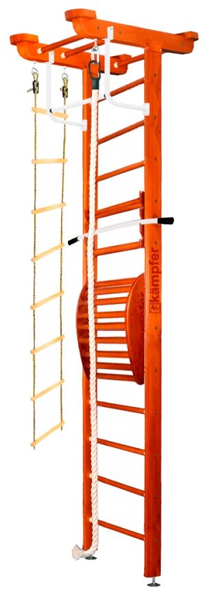 Шведская стенка Kampfer Little Sport Maxi Ceiling 3 м, вишневый