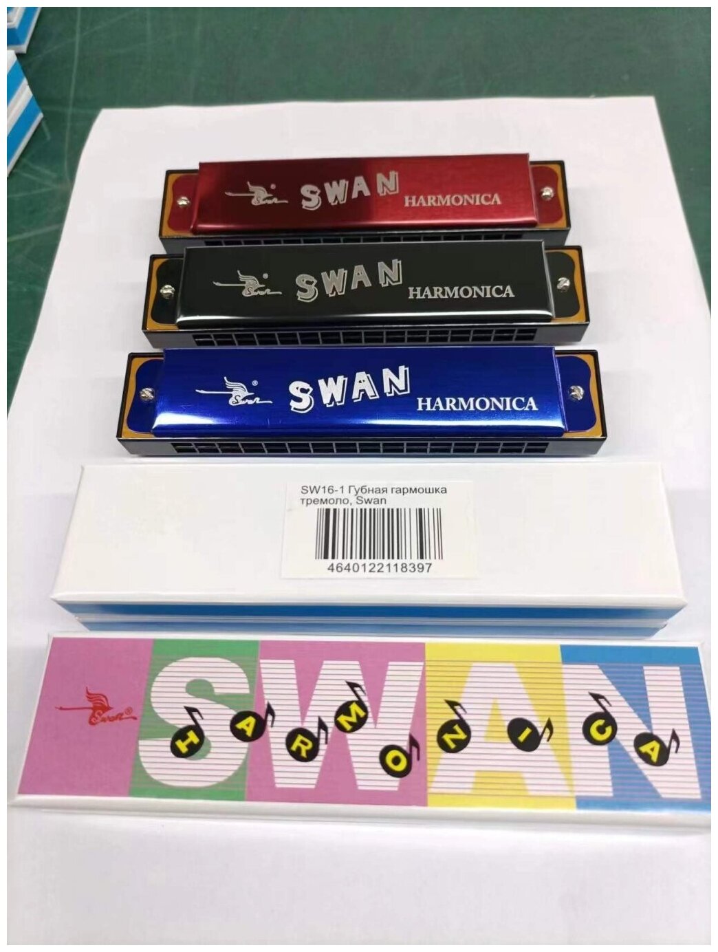 SW16-1 Губная гармошка тремоло, Swan