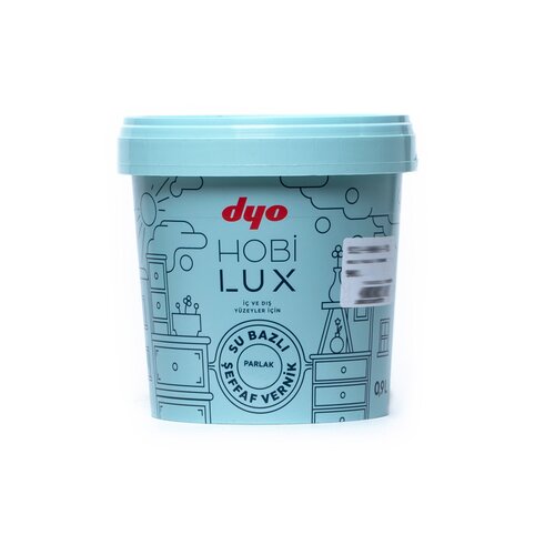 Лак на водной основе полуматовый HOBILUX 0,4л 