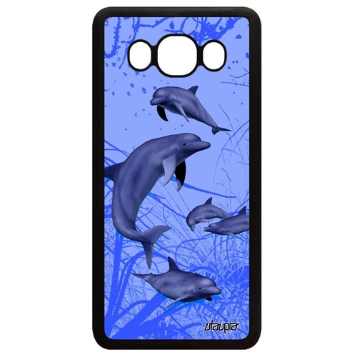 фото Чехол на телефон samsung galaxy j5 2016, "дельфины" афалина нарвал utaupia