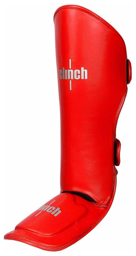 C521 Защита голени и стопы Clinch Shin Instep Guard Kick красная - Clinch - Красный - L