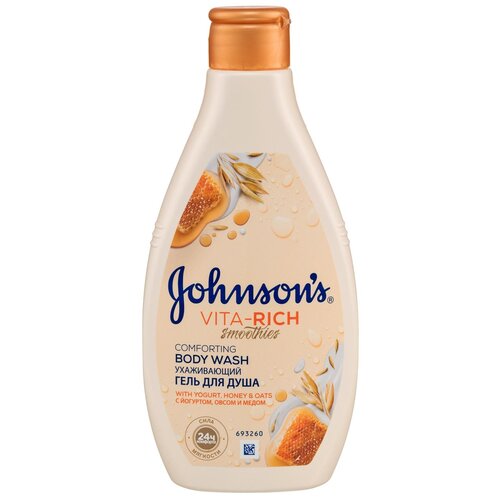 Гель для душа Johnson's Body Care Vita-rich Smoothies Ухаживающий, 250 мл, 280 г