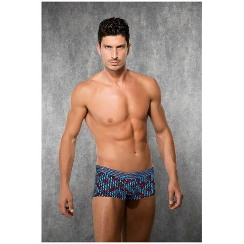 фото Мужские трусы хипсы синие с принтом doreanse 1847 s (44)