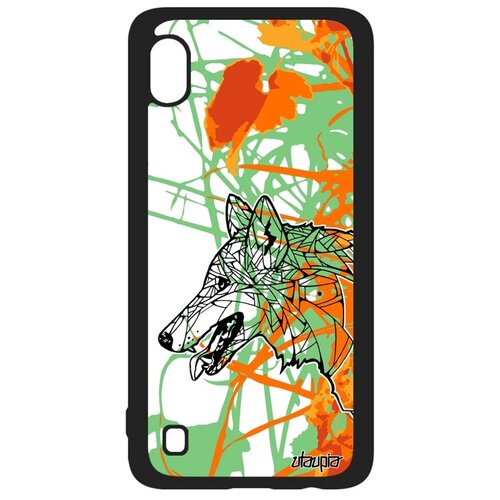 фото Чехол для смартфона samsung galaxy a10, "волк" злой одинокий utaupia