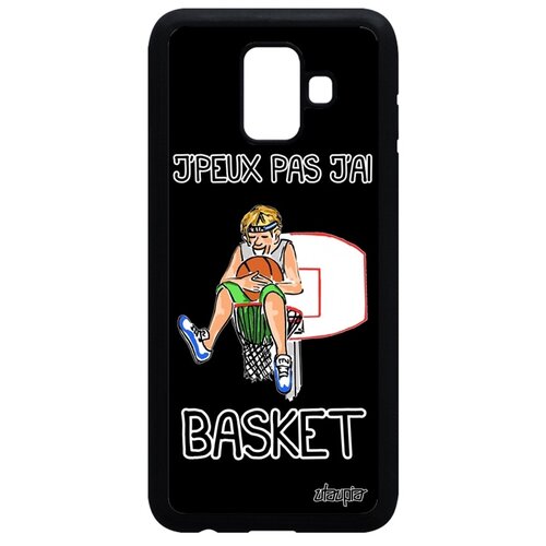фото Чехол для смартфона galaxy a6 2018, "не могу - у меня баскетбол!" комикс мяч utaupia