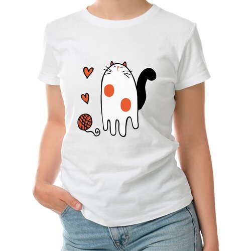 фото Футболка roly, размер s, белый