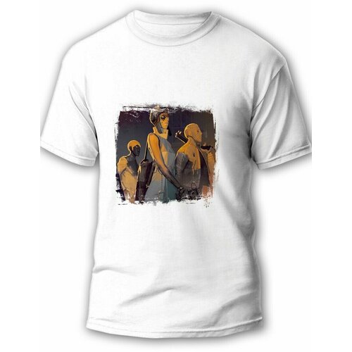 фото Футболка, размер xs, белый будь на стиле