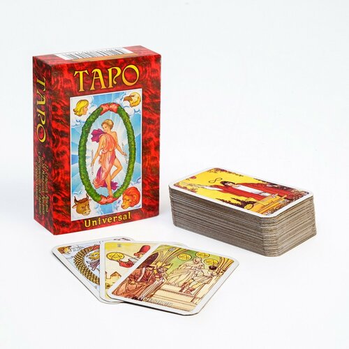 Гадальные карты Таро Универсальное, 78 карт, с инструкцией