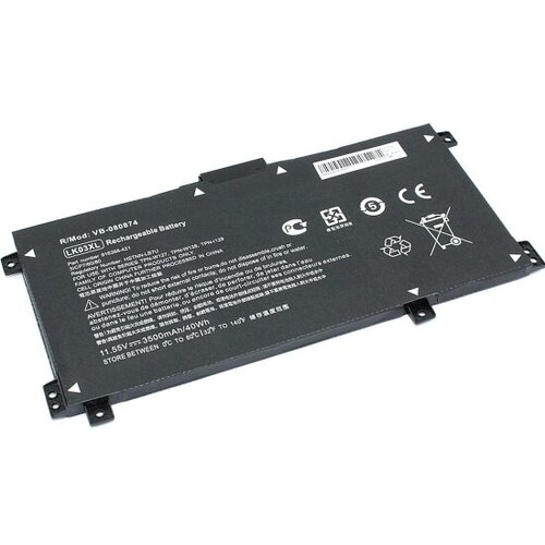 Аккумуляторная батарея Amperin для HP Envy 17M (LK03XL) 11.55V 3500mAh OEM 080874 аккумуляторная батарея для ноутбука hp envy 17m lk03xl 11 55v 55 8wh