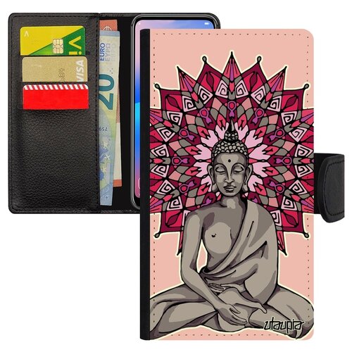фото Чехол книжка на телефон iphone 8 plus, "будда" азия buddha utaupia