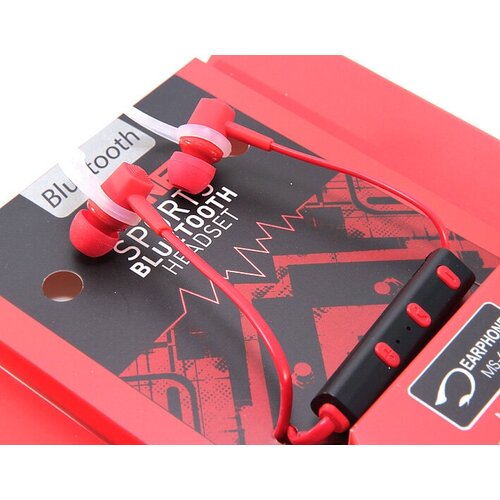 Беспроводные наушники DEEPBASS MS-606G красные 775₽