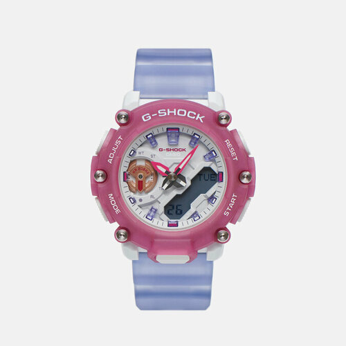 фото Наручные часы casio g-shock, фиолетовый, белый