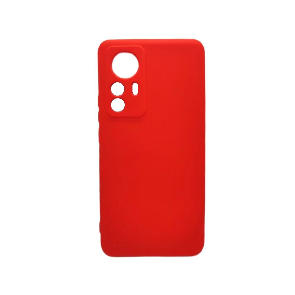 Чехол Silicone Cover с защитой камеры Xiaomi 12T/12T PRO (красный)