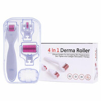 Набор мезороллер 4 в 1 для лица головы и тела Derma Roller System kit (DRS)