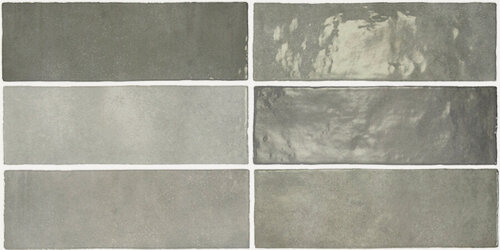 Изображение товара Плитка Equipe ARTISAN Alabaster 24469, глянцевая, серый, 6,5x20см, 38шт (0.5м2)