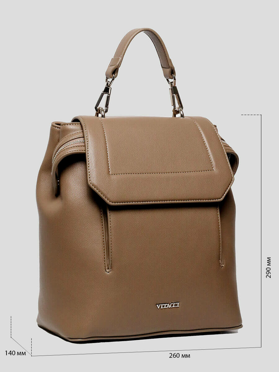 Рюкзак VITACCI, серый — фото 1