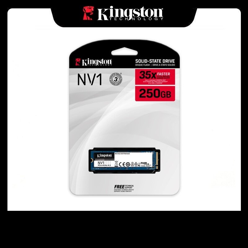 SSD накопитель Kingston NV1 250ГБ, M.2 2280, PCI-E x4, NVMe - фото №20