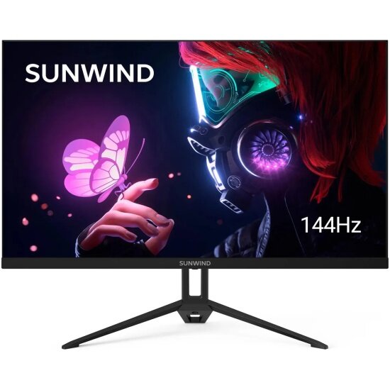 Игровой монитор Sunwind SUN-M27BA108 27" черный