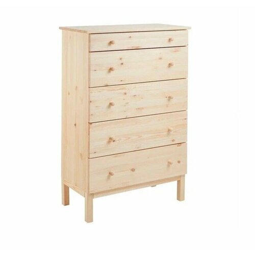 Комод Тарва TARVA 5 ящиков, массив сосны