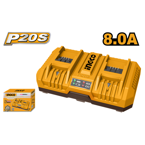 Быстрое интеллектуальное зарядное устройство INGCO FCLI2082 INDUSTRIAL 20 B 365000₽