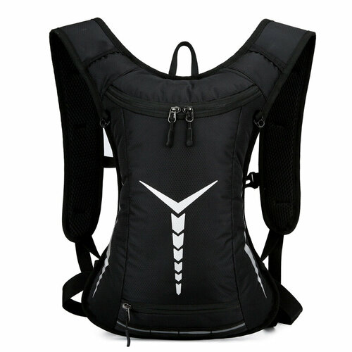 Сумка, для горного велосипеда, 20-35 л, черная