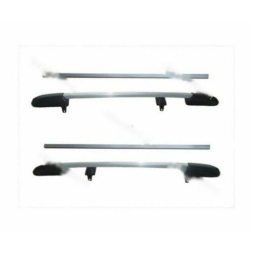 Багажник 2123 chevrolet niva рейлинги продольные на крышу + 2 поперечины серебро