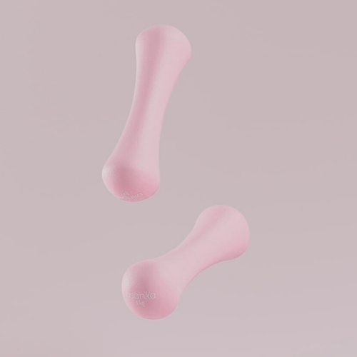 Гантели для спорта и фитнеса asanka 2 шт 1 кг