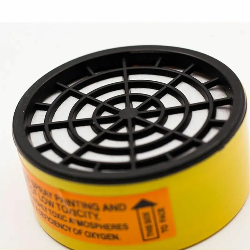 Картинки Маска респиратор для кератина защитная с 2 фильтрами от формальдегида краски хлора пыли профессиональная + очки