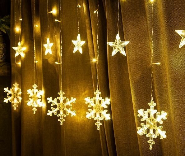 Гирлянда WINTER GLADE 126 ламп Тёплый белый CB114  прозрачный