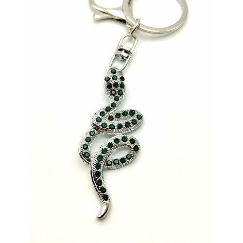 Славянский оберег брелок зернистая фактура зеленый серый серебряный черный 400₽