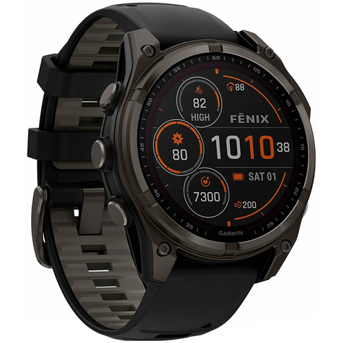 Умные часы Garmin Fenix 8 47 mm Sapphire Solar Premium Multisport GPS Watch черные 010-02906-70 146990₽