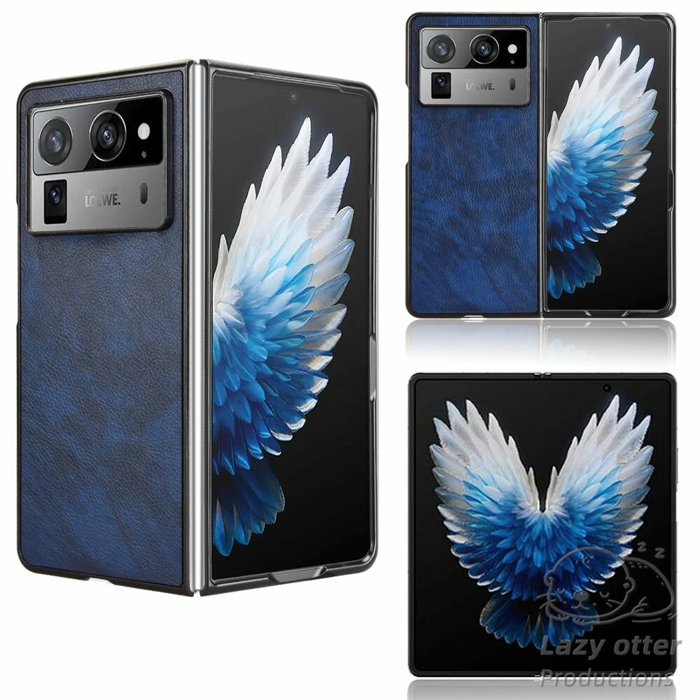 Чехол для Tecno Phantom V Fold 2 5G винтажный из искусственной кожи с полной защитой и точными вырезами
