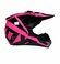 Шлем кроссовый FOX XD1-23 цв. Черно-розовый р. XL