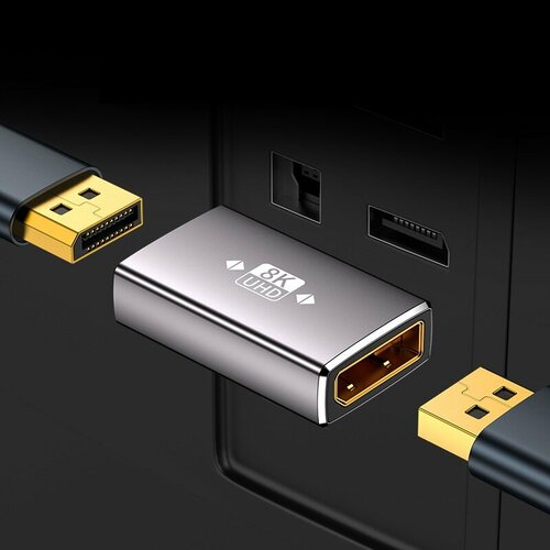 Адаптер проходной «B&P» Display Port ver1.4 8K 60HZ DP-F to DP-F