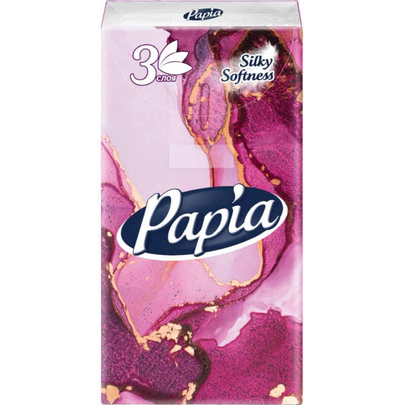 Изображение Носовые платочки Papia 3 сл.10лx10 пач/уп