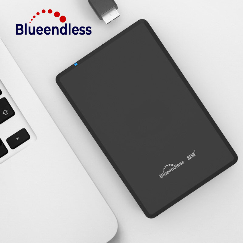 Внешний жесткий диск(750ГБ) Blueendless "Black"HDD USB 3.0 — фото 1