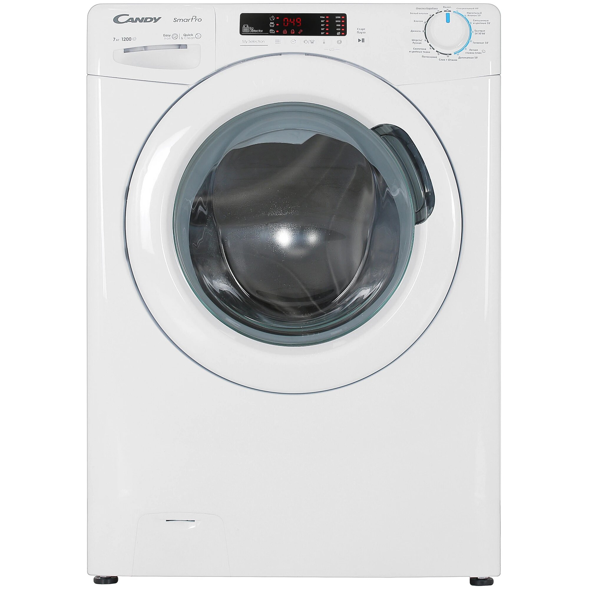Стиральная машина Candy CSH41273DW/2-07 белый, фронтальная загрузка, отжим - 1200 об/мин, программ - 17