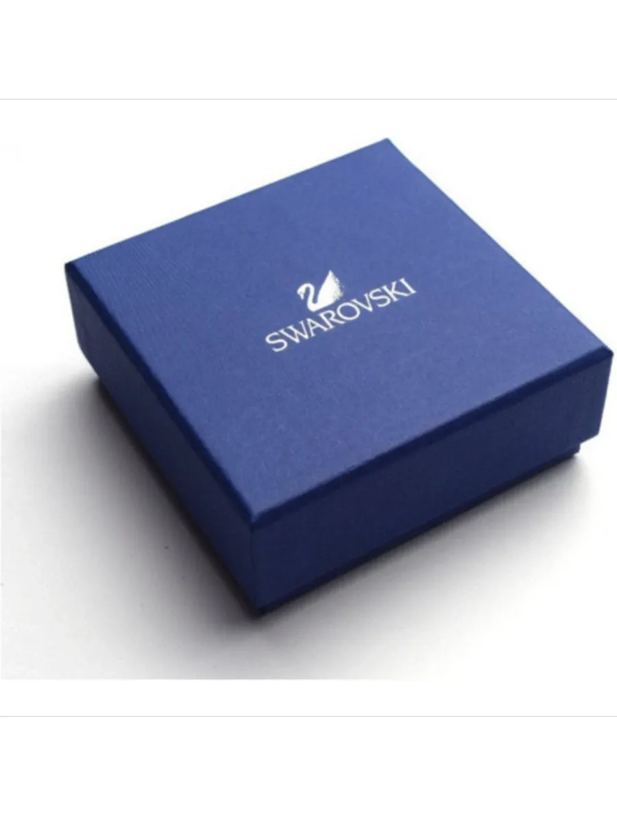 Кольцо SWAROVSKI, кристаллы Swarovski, размер 18.5, черный, золотой — фото 1