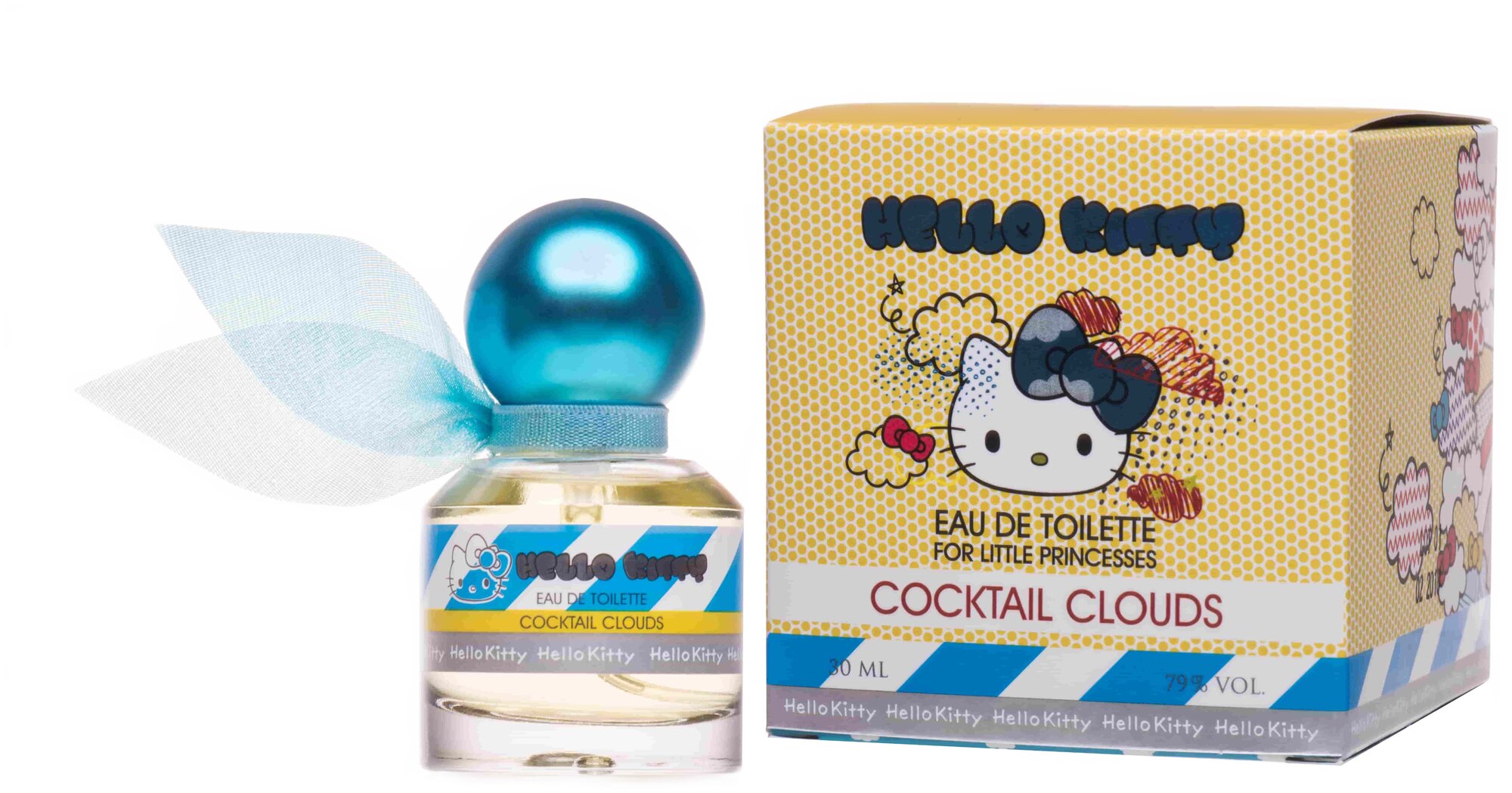 Hello Kitty Туалетная вода для девочек COCKTAIL CLOUDS 30 мл.