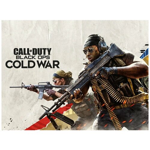 Плакат постер на бумаге Call Of Duty Black Ops Cold Warигровыеигракомпьютерные герои персонажи Размер 60 х 84 см 249900₽