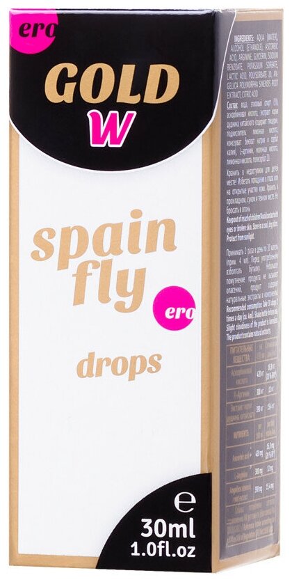 БАД HOT PRODUCTS (UK) Ltd. Gold W spain fly drops капли фл.-капельница, 50 г, 30 мл