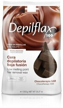 DEPILFLAX100 Воск для депиляции шоколад/cera chocotherapy 1000 г