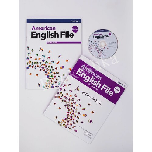 Комплект American English File Starter - Students book+Workbook+CD english file elementary class audio cds аудиокурс на 4 cd