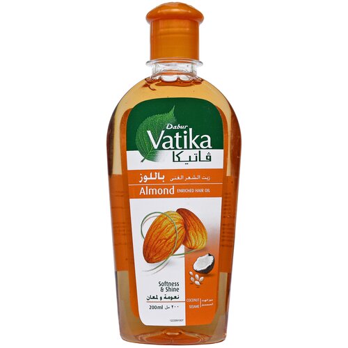 Масло для волос VATIKA Almond Enriched обогащённое миндалём, 200 мл