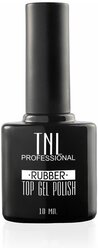 TNL Professional Верхнее покрытие Rubber Top Gel Polish, прозрачный, 10 мл