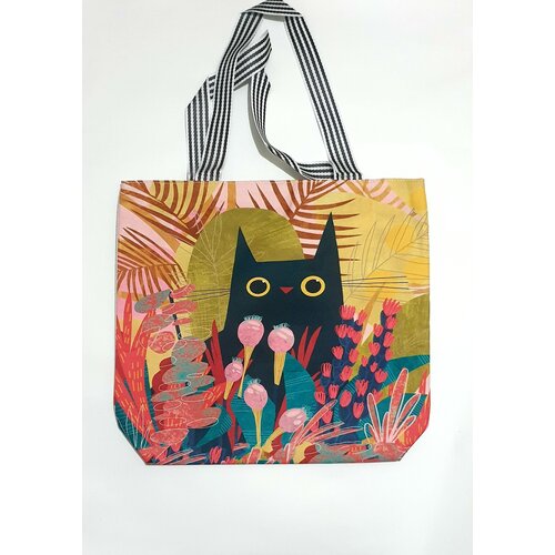 фото Сумка шоппер , текстиль, мультиколор мега-mix