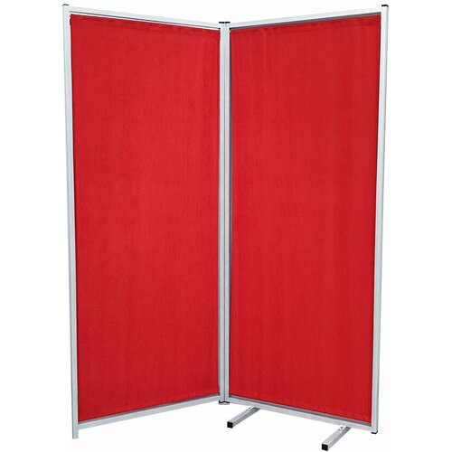 Ширма перегородка 2-секционная Рукомфорт красная